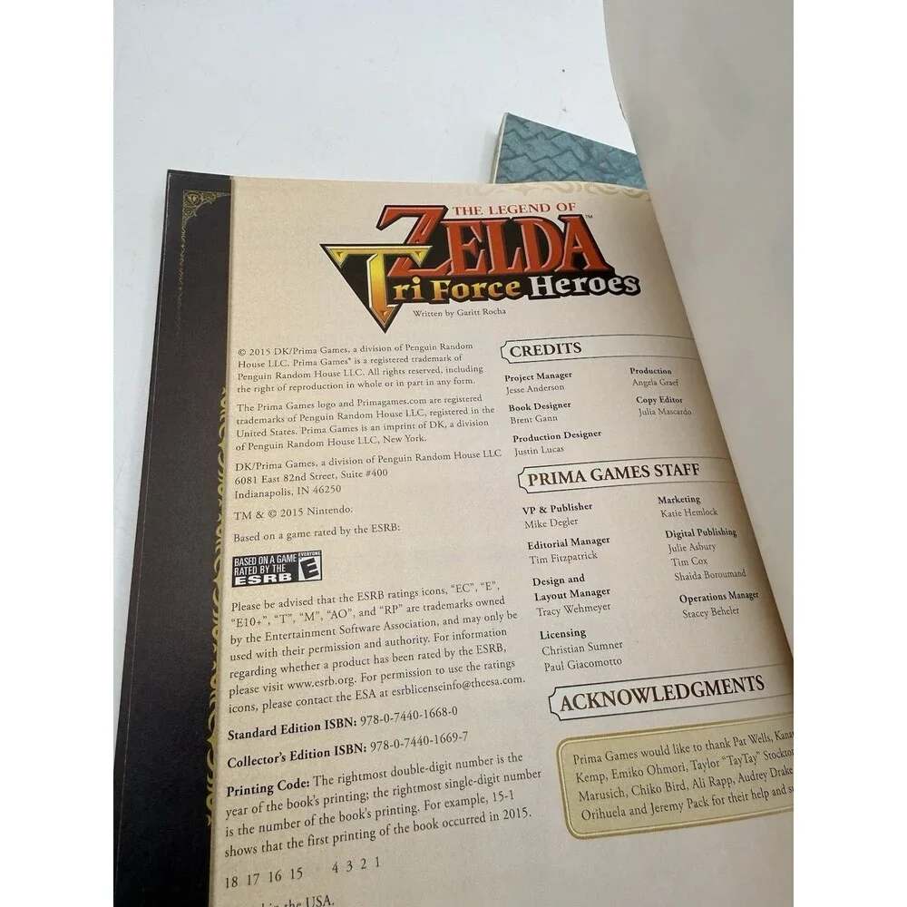 Lot 3 Legend Of Zelda Official Game Guides 30th Unofficial Tri Force Spirit Book